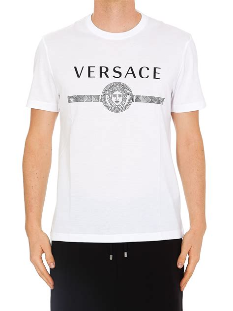 versace medusa tee white|Versace Medusa t shirt men.